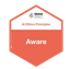 SDAIA AI Ethics Principles: Aware badge